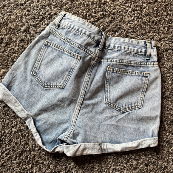 Stylish Light Blue Jean Shorts for Women - Picture 6 of 8